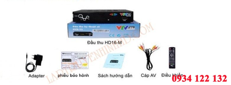 ĐẦU THU DVB T2 16M CỦA VTV